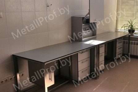 MetallProf.by. Продукция из металла и стекла. Столы промышленные.